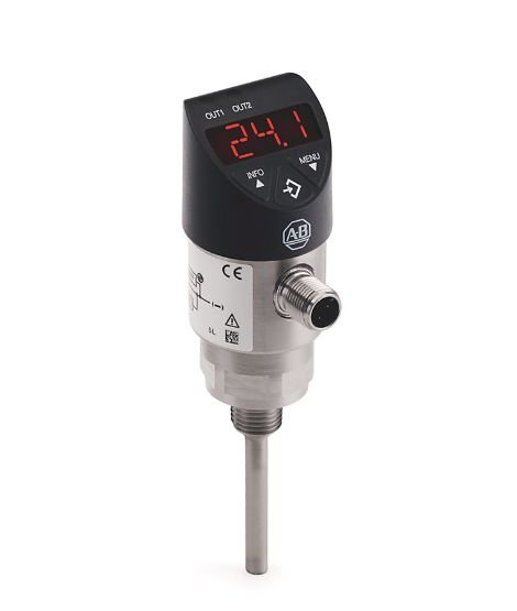 A collection of industrial temperature sensors including RTD and Thermocouple